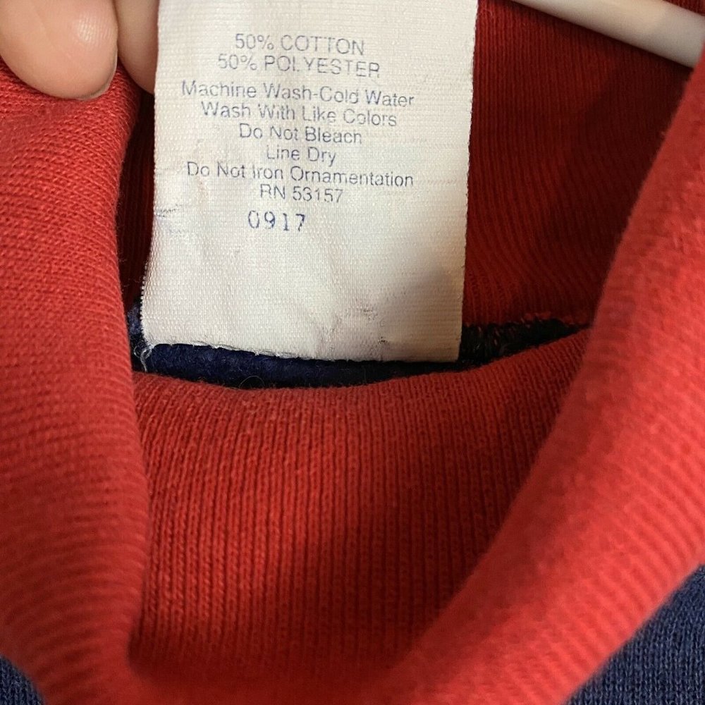 Vintage St. Louis Cardinals Majestic Turtleneck Pullover Size 5T Embroidered USA - Picture 5 of 5